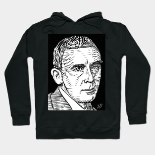 HUGO BALL ink portrait Hoodie